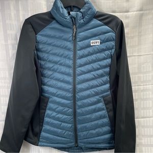 32 Degrees Filled Jacket Blue & Black Fleece Lined Excellent Condition Size M